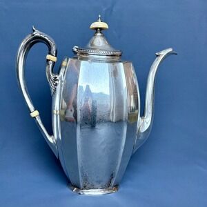 Spaulding & Co Sterling Silver Teapot | 14.8 oz | C 1900-05 | 1⅜ Pints | Antique